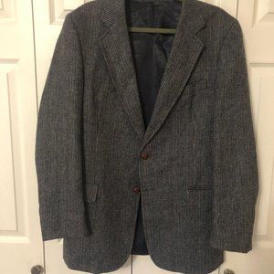 MEN'S 100% WOOL TWEED SPORT JACKET